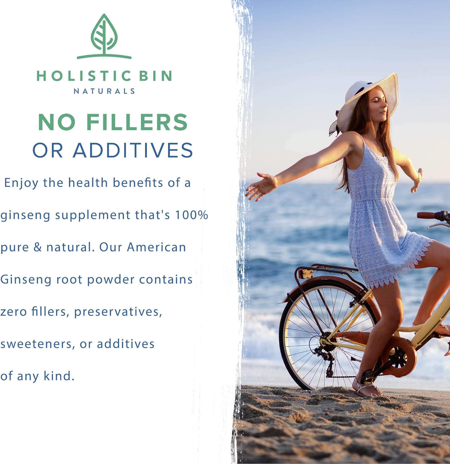 Pure Organic Wild American Ginseng Powder Supplement - 20+ Year Old Roots from Appalachia - No Fillers (25g)