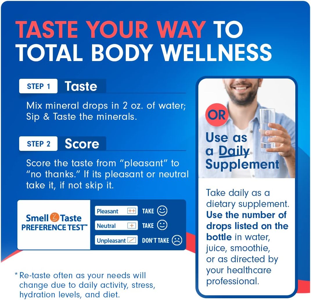 Pure Potassium Liquid Ionic Mineral Supplement: 110mg, 72 Servings, Tasty & Effective