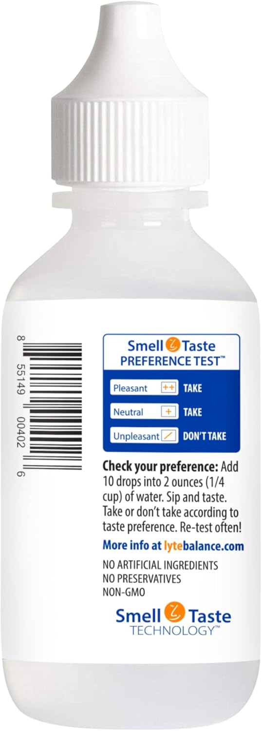 Pure Potassium Liquid Ionic Mineral Supplement: 110mg, 72 Servings, Tasty & Effective