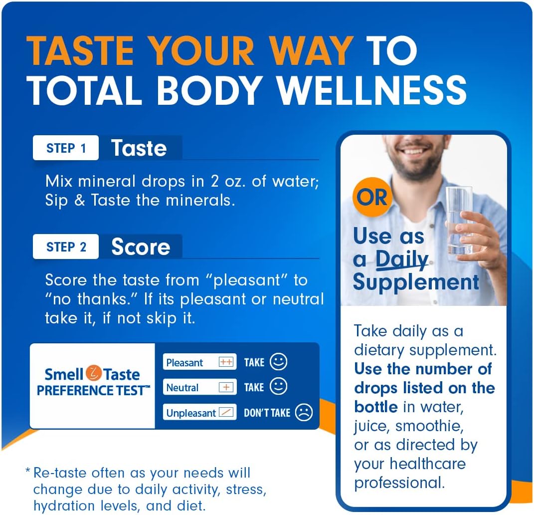 Pure Taste N' Score Magnesium Liquid Ionic Mineral Supplement - 100% Pure - 110mg - 72 Servings