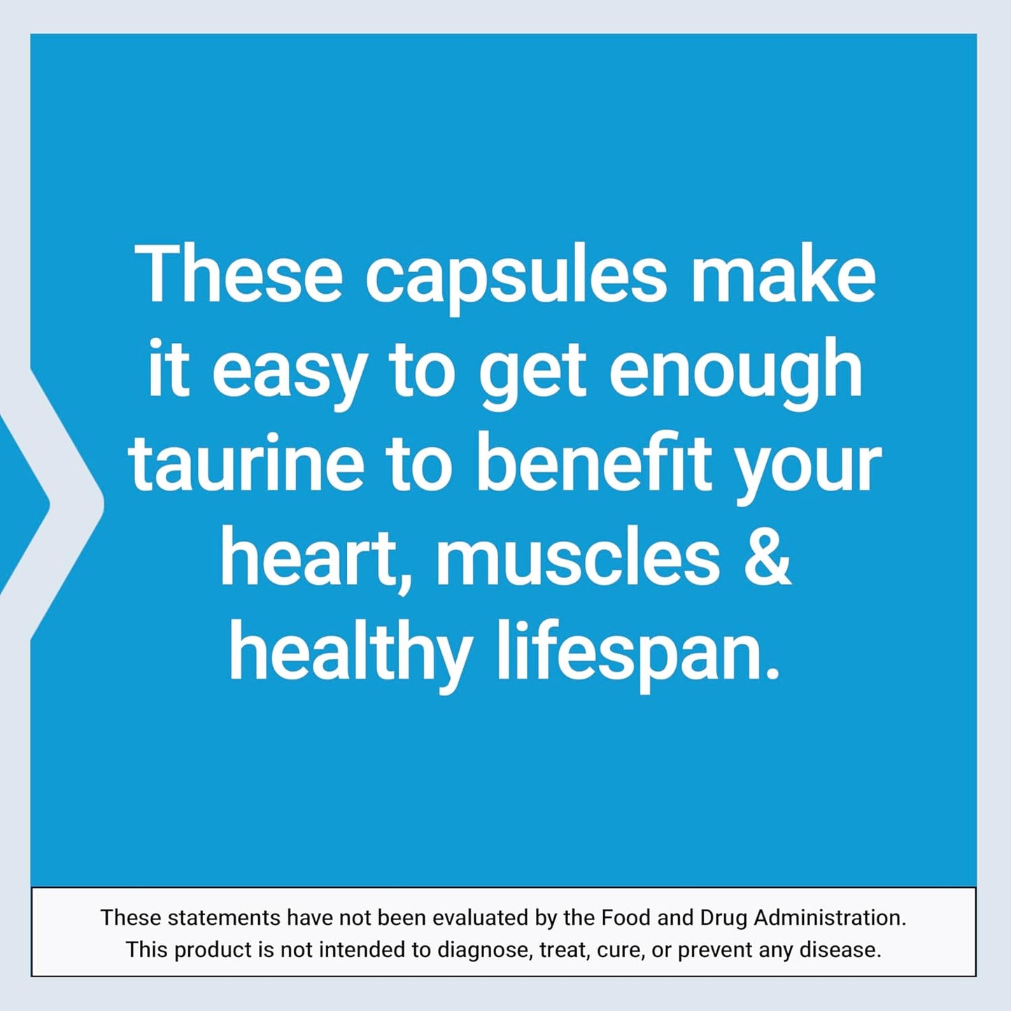 Pure Taurine Amino Acid Supplement for Heart, Liver, and Brain Health - 1000mg Dose, Non-GMO, Gluten-Free - 2 Pack, 90 Vegetarian Capsules ea.