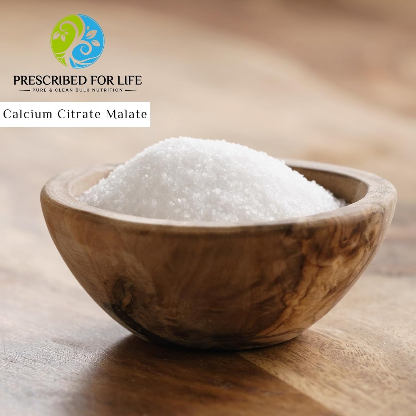 Pure Vegan Calcium Citrate Malate Powder for Bone and Cardiovascular Health - Easy Absorption, Non GMO, Additive Free - 1kg