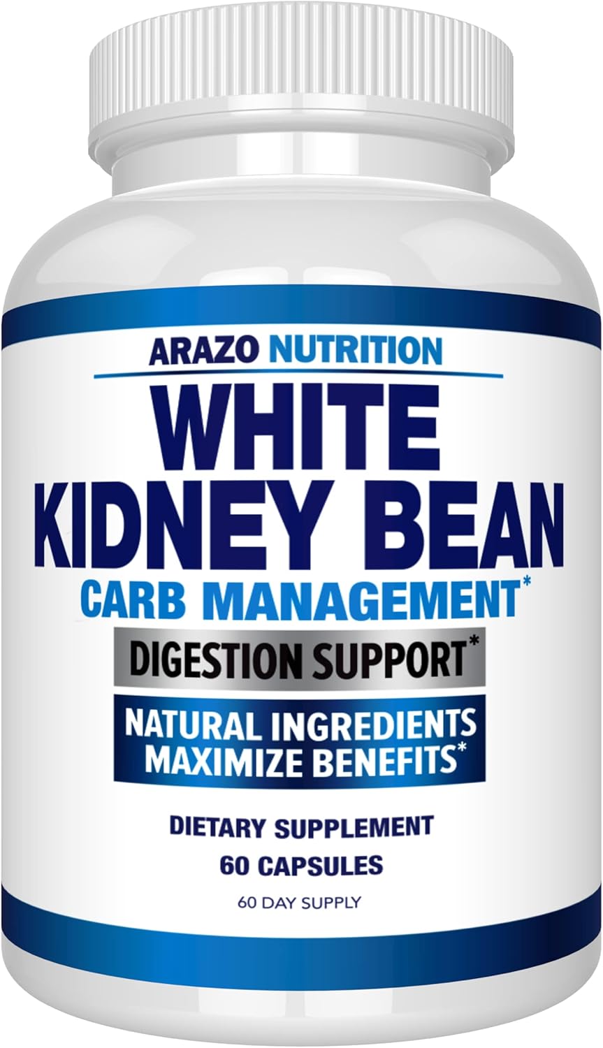 Pure White Kidney Bean Extract - Effective Carb Blocker and Fat Absorber for Weight Management - Stop Carb Absorption
