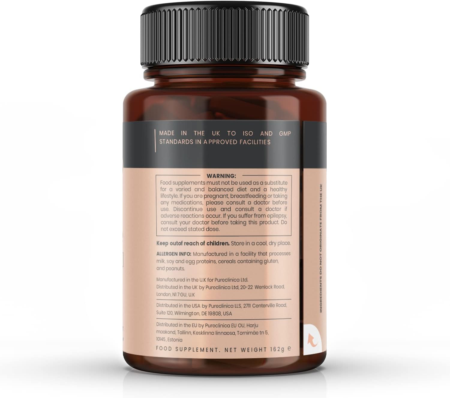 Pureclinica Inflammease Ultra Complete Supplement - 1305mg x 180 Tablets - Resveratrol, Ginger, ALA, Spirulina, Curcumin - 6 Month Supply - 2 Bottles of 90 Tablets