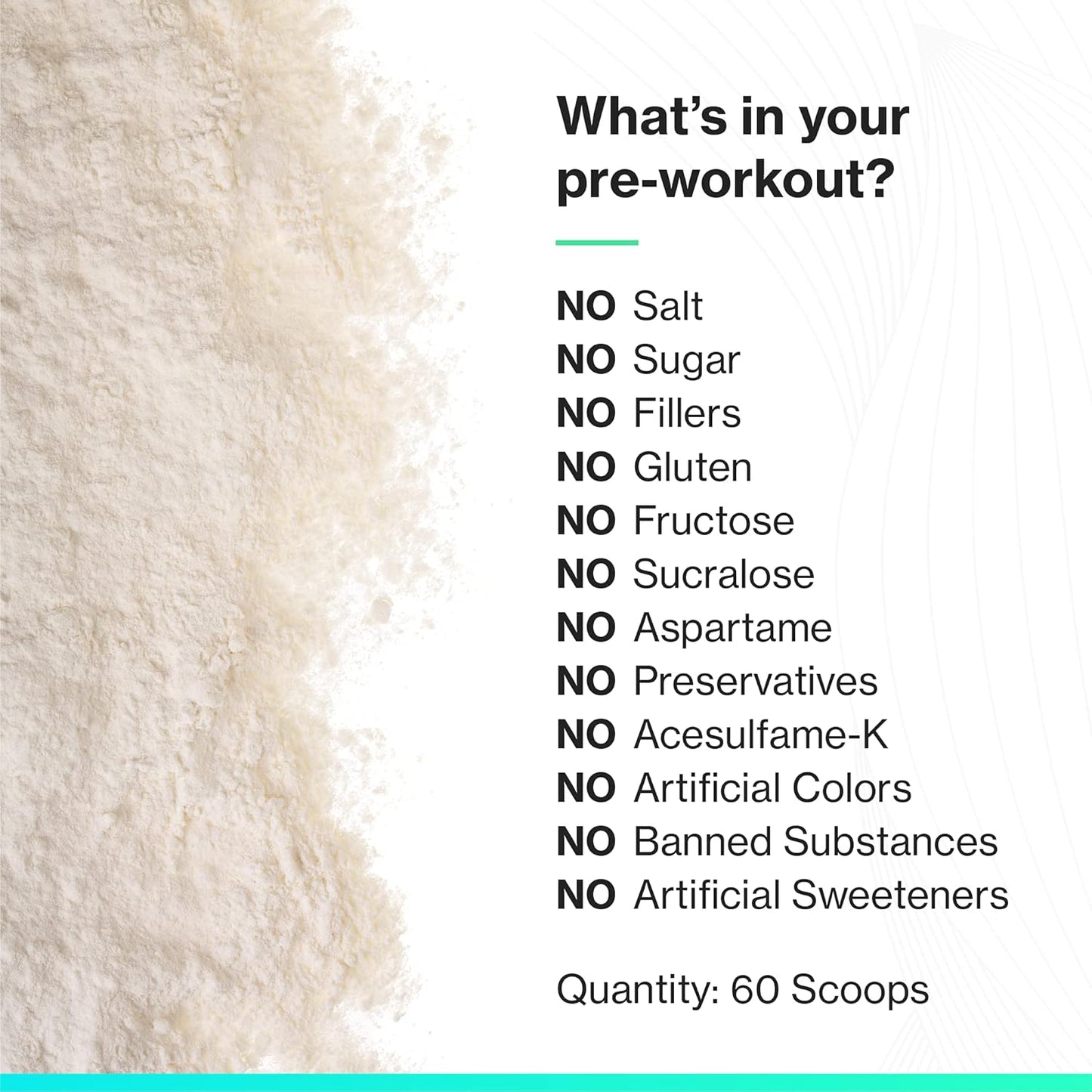PurePump All-Natural Pre-Workout Powder - Boost Energy, Focus, and Endurance with Citrulline and Beta Alanine - Paleo, Keto, Vegan - Unflavored - 30 Servings