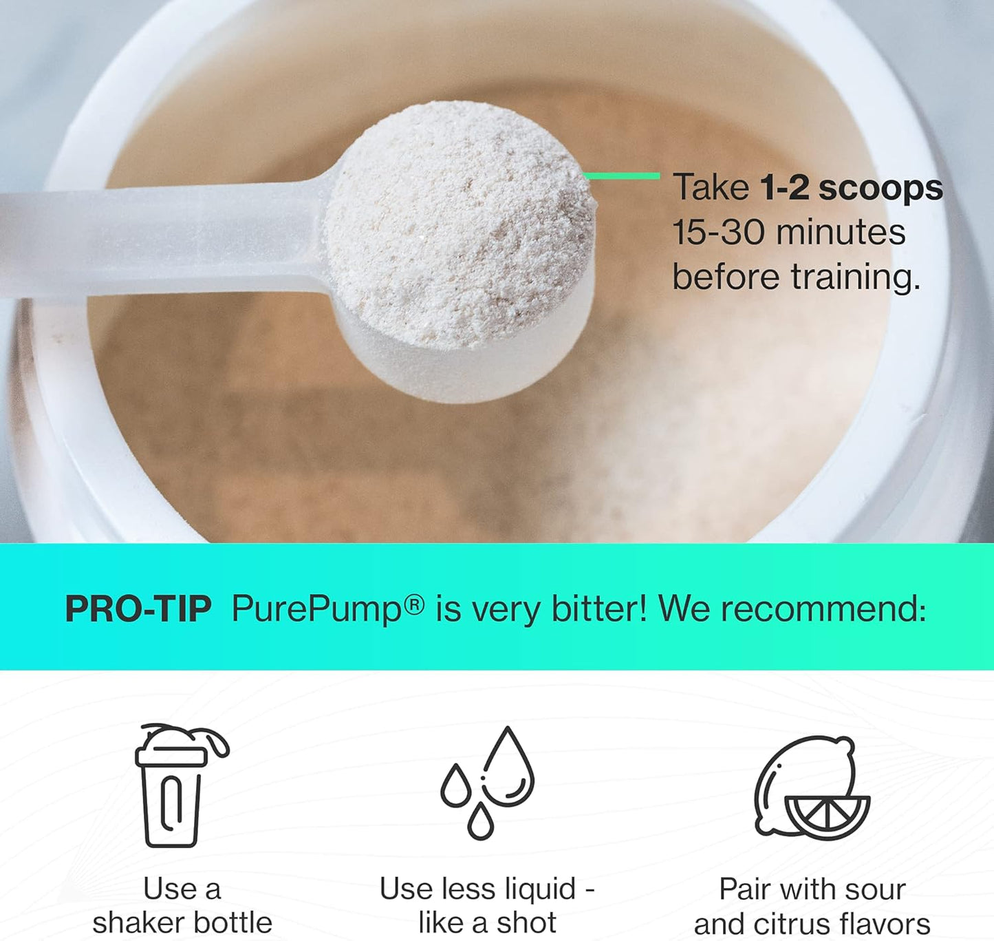 PurePump All-Natural Pre-Workout Powder - Boost Energy, Focus, and Endurance with Citrulline and Beta Alanine - Paleo, Keto, Vegan - Unflavored - 30 Servings