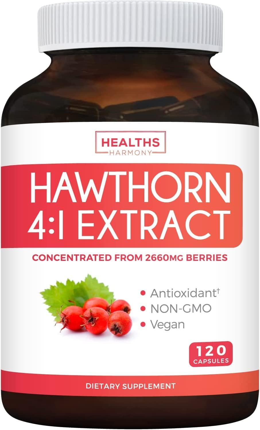 Purified Omega 7 & Hawthorn Berry Cardio Care Bundle - Non-GMO Softgels & Vegan Capsules