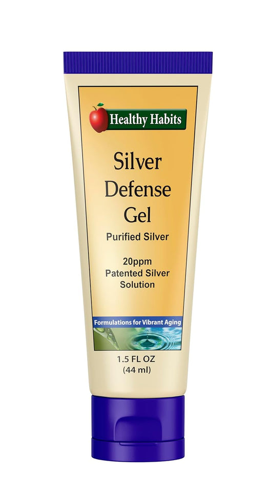 Purified Topical Colloidal Silver Gel with Nano Technology for Boosting Immune Health