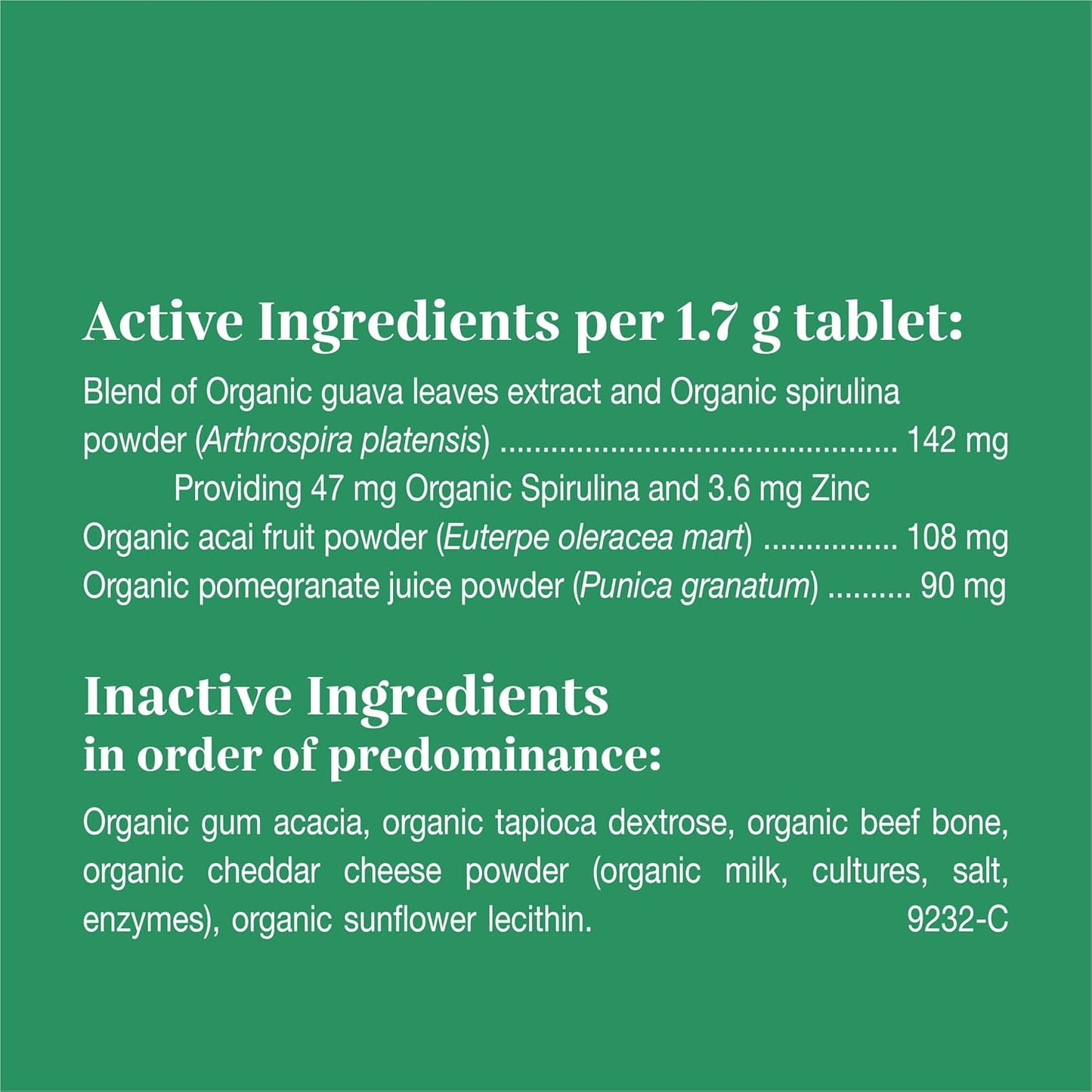 Purina EverRoot Immunity Dog Supplement Chewable Tablets with Spirulina & Antioxidants - 3.6 oz.