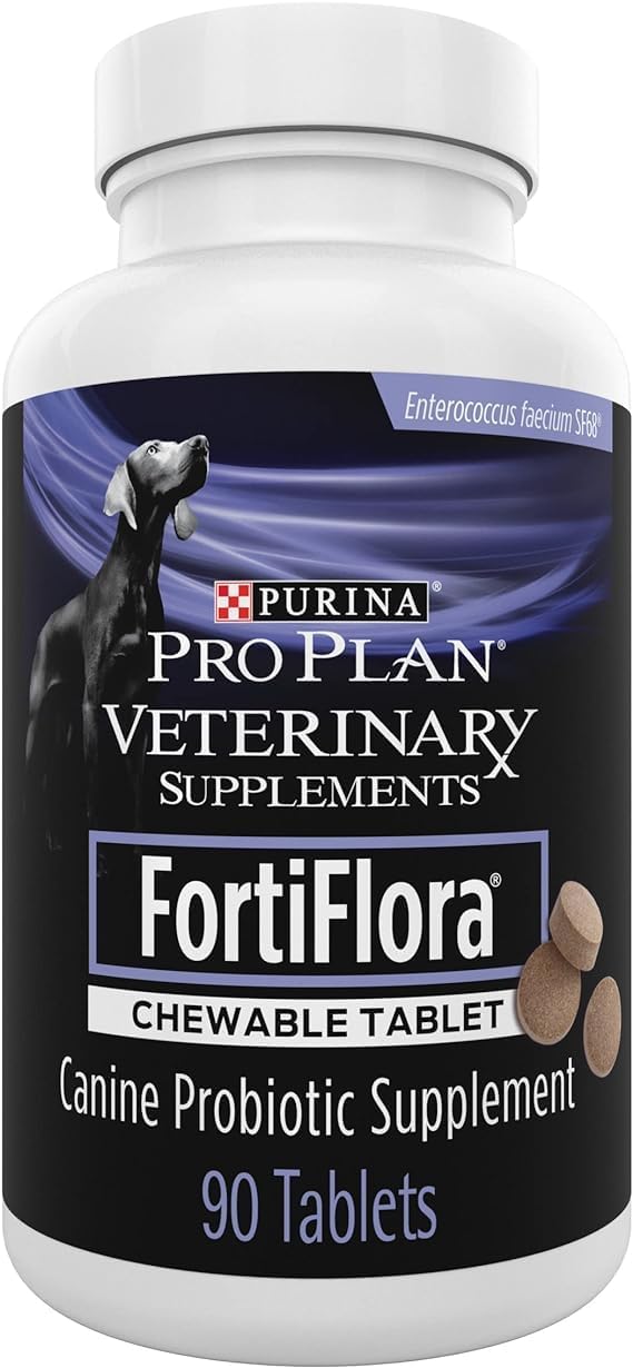 Purina Pro Plan FortiFlora Chewable Dog Probiotic Supplement Tablets - 90 ct. Canister