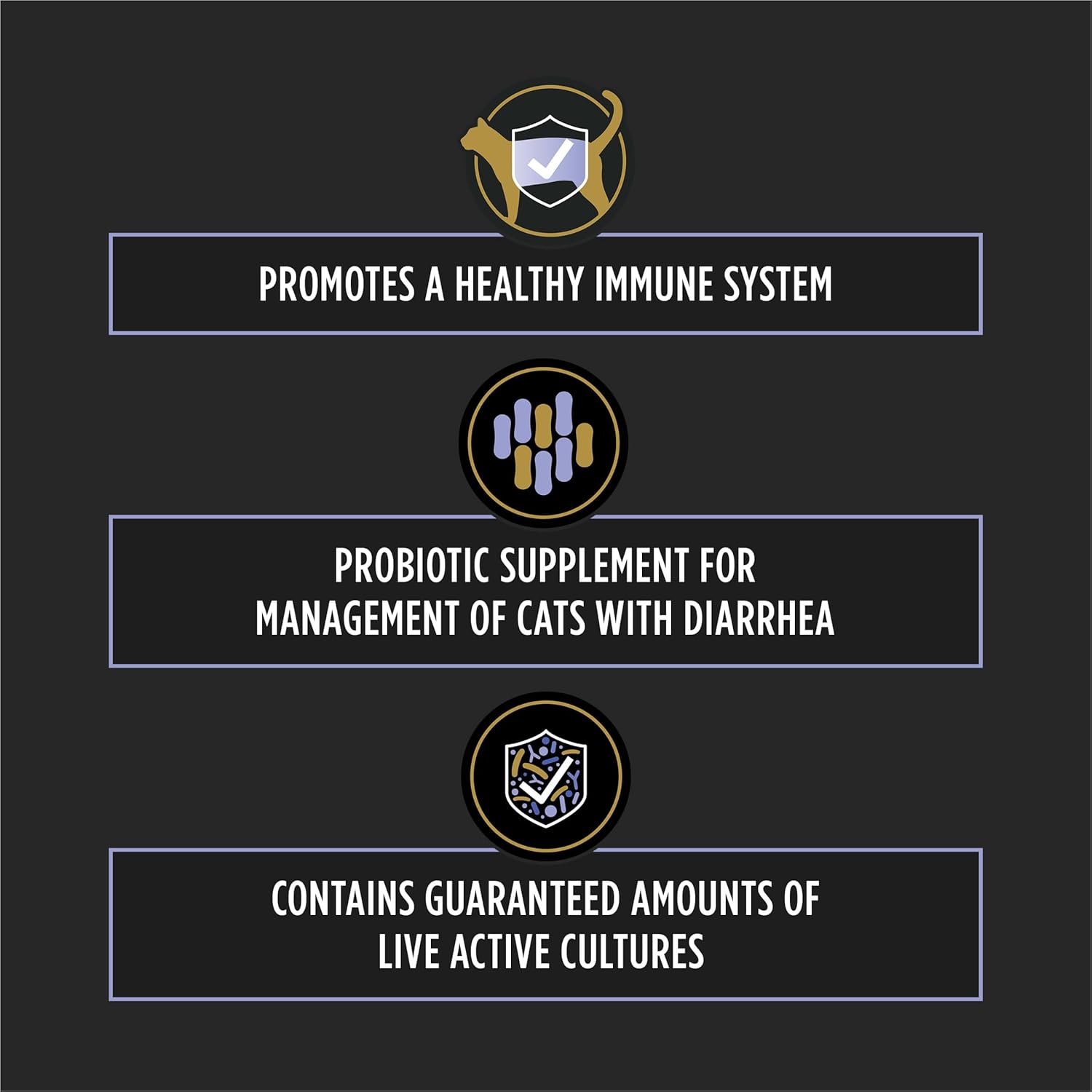 Purina Pro Plan Veterinary Diets FortiFlora Cat Probiotic Supplement - 30 Count Box for Diarrhea in Cats