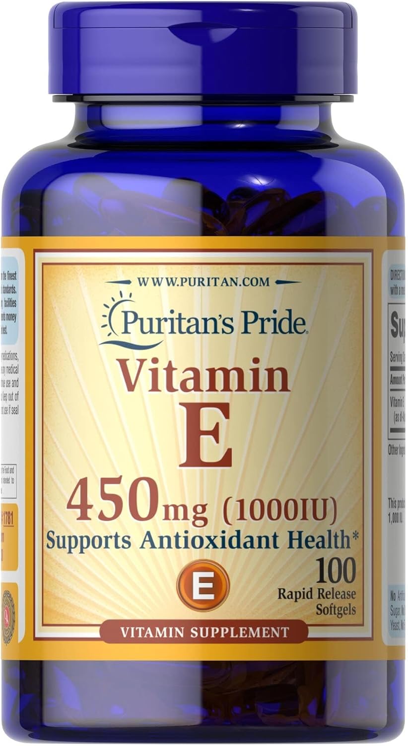 Puritan's Pride Vitamin E 450 Mg Capsules - Immune Support - 100 Count