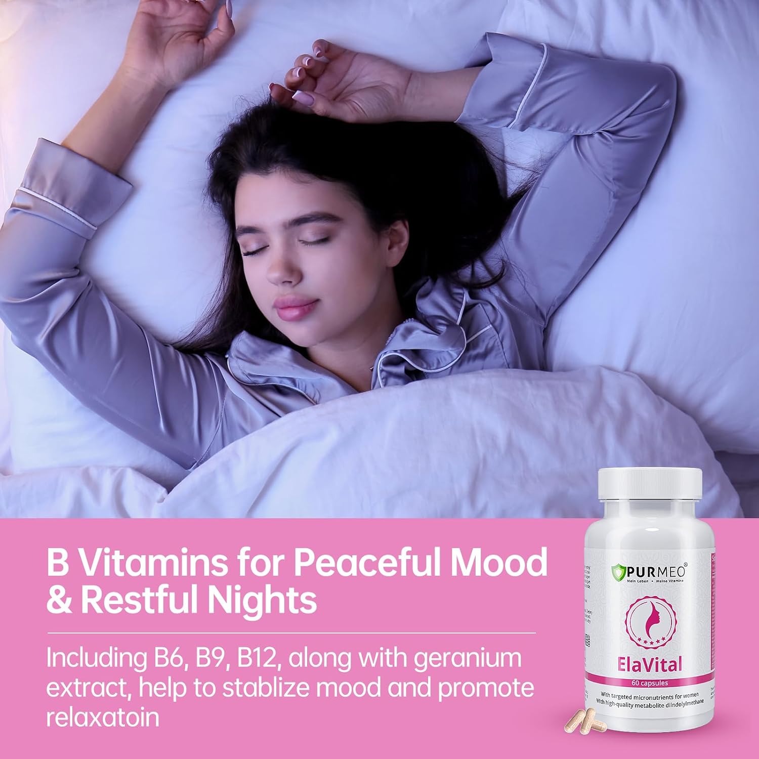 purmeo Women's Breast Health Supplement - Reduce Excess Estrogen for Hormonal Balance - Supports PMS Symptoms and Pylopass Probiotic for H Pylori Treatment