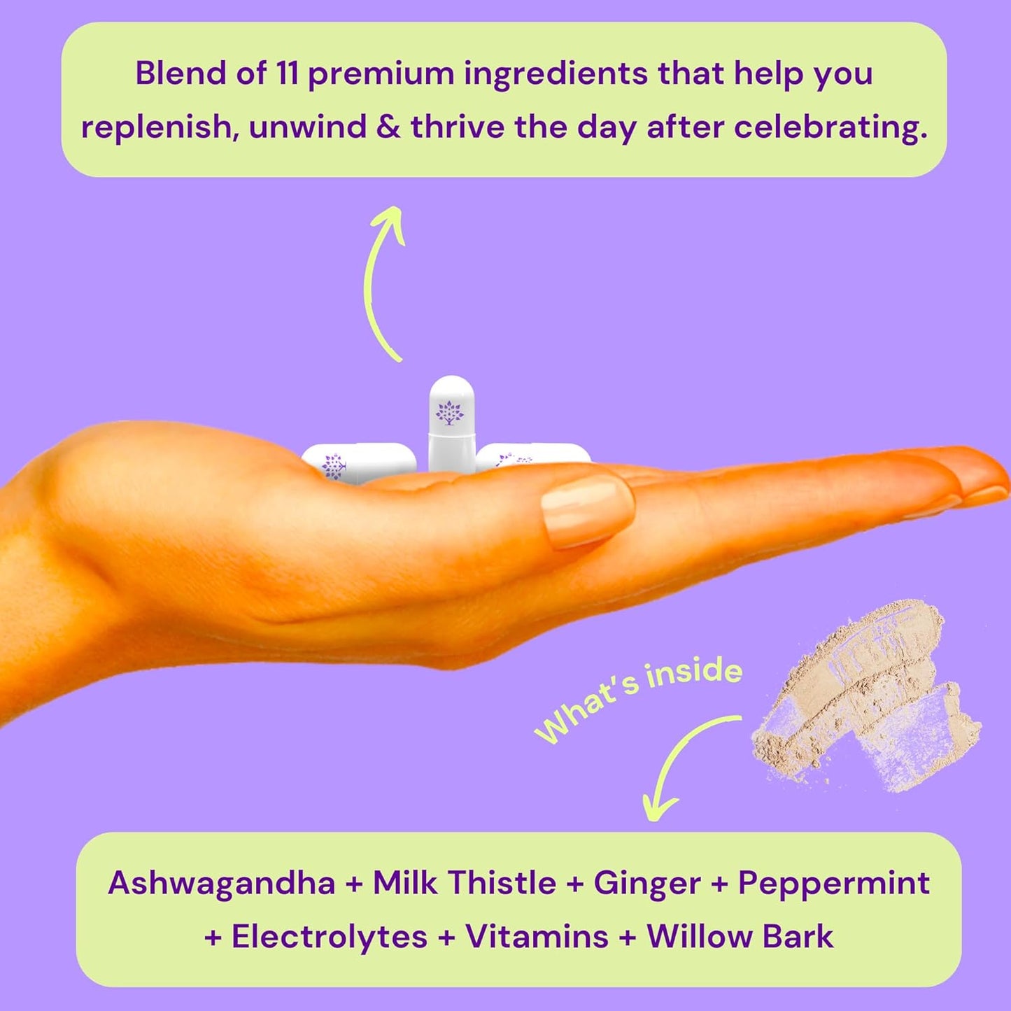 purple tree® Celebration Recovery Bundle: 120 Pills for Next Day Wellness | Post-Party Vitamin Combo