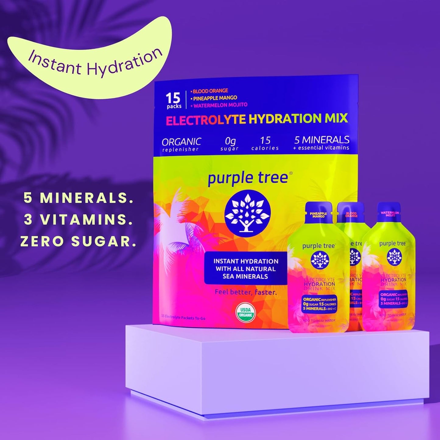 purple tree Premium 3-in-1 Combo Pack: Post-Party Recovery Essentials for Better Mornings & Happy Liver | 10 Kits for Weddings, Travel, Bachelorette Parties
