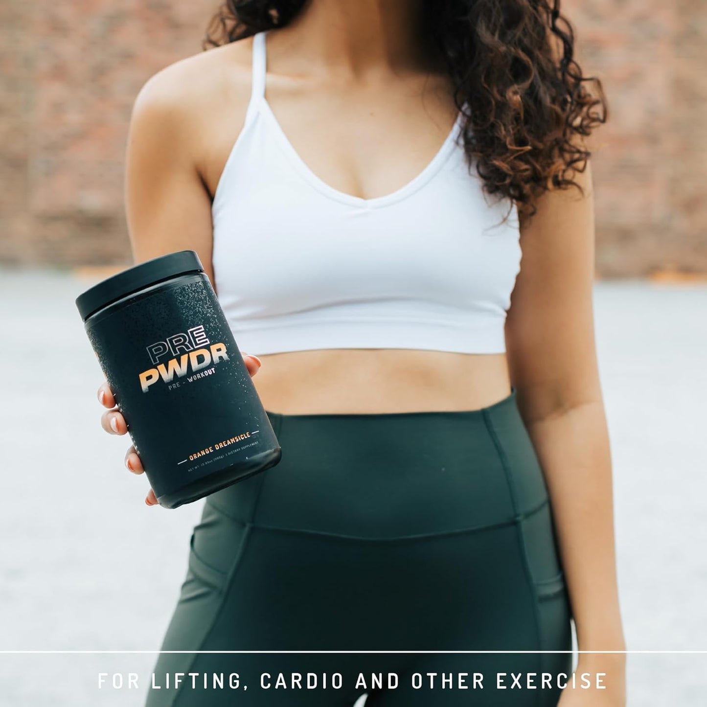 PWDRS PRE Pre-Workout Powder Supplement - Boost Energy, Focus, and Endurance with Caffeine (Orange Dreamsicle Flavor)