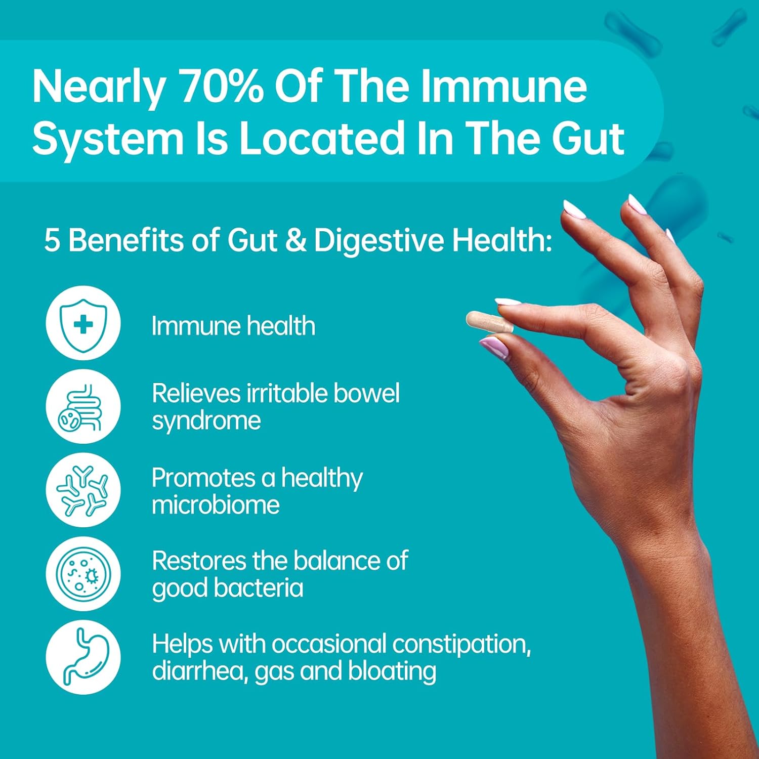 Pylopass Probiotic for H. Pylori Treatment and Acidophilus Probiotics for Digestive and Immune Health - purmeo