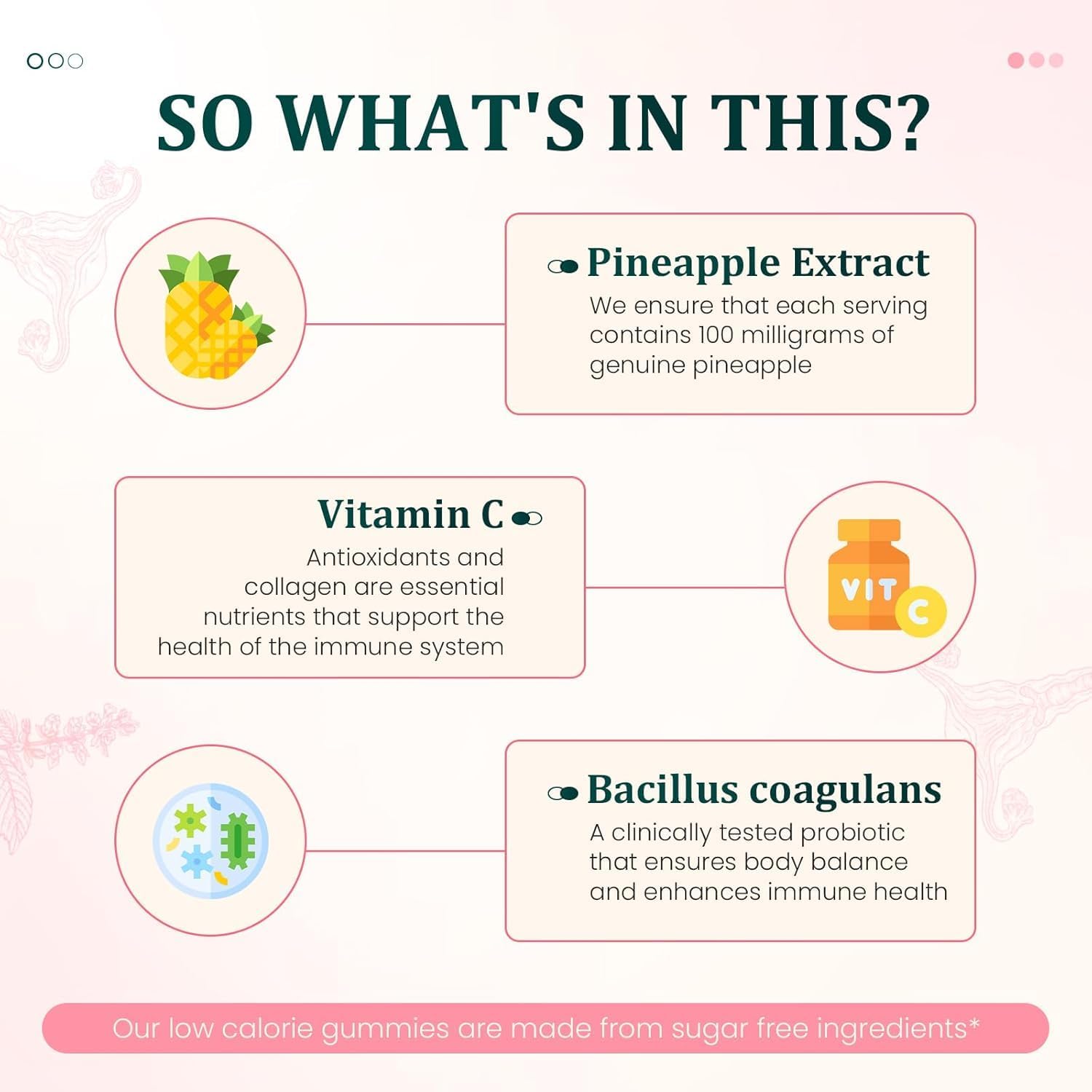 Qiyvipo Hawaiian Pineapple Feminine Balance Gummies for Women - Vegan & Gluten-Free pH & Immune Support (1)