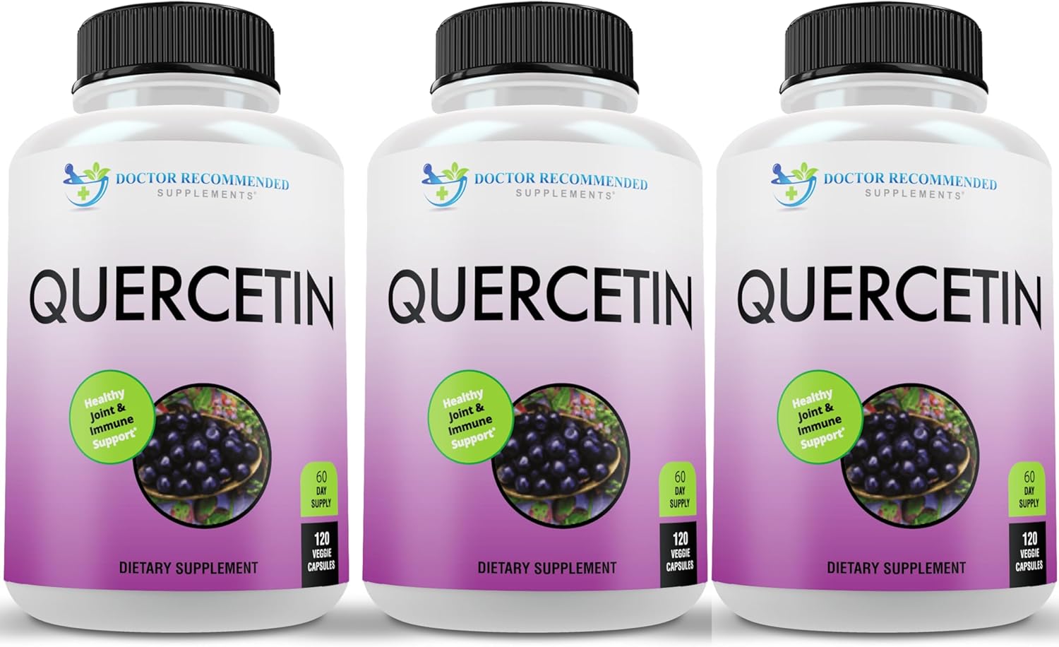 Quercetin 1000mg Doctor Recommended Supplements - Vegan & Non-GMO (360 Veggie Capsules)