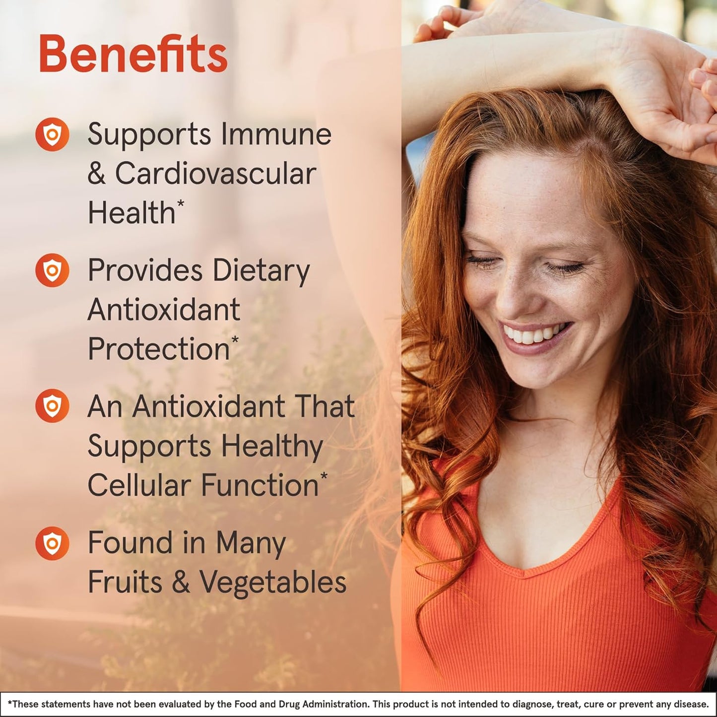Quercetin 500mg Dietary Supplement for Cardiovascular & Immune Health - 30 Veggie Capsules