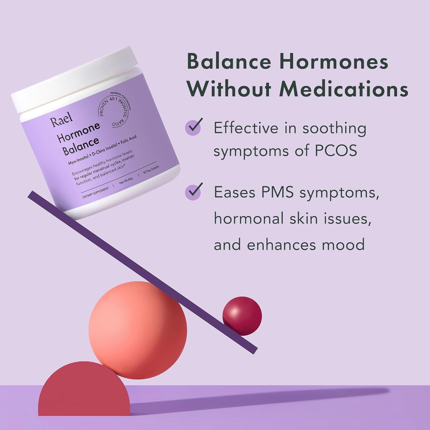 Rael Bundle: Pimple Patches & Hormone Balance Supplement for Women