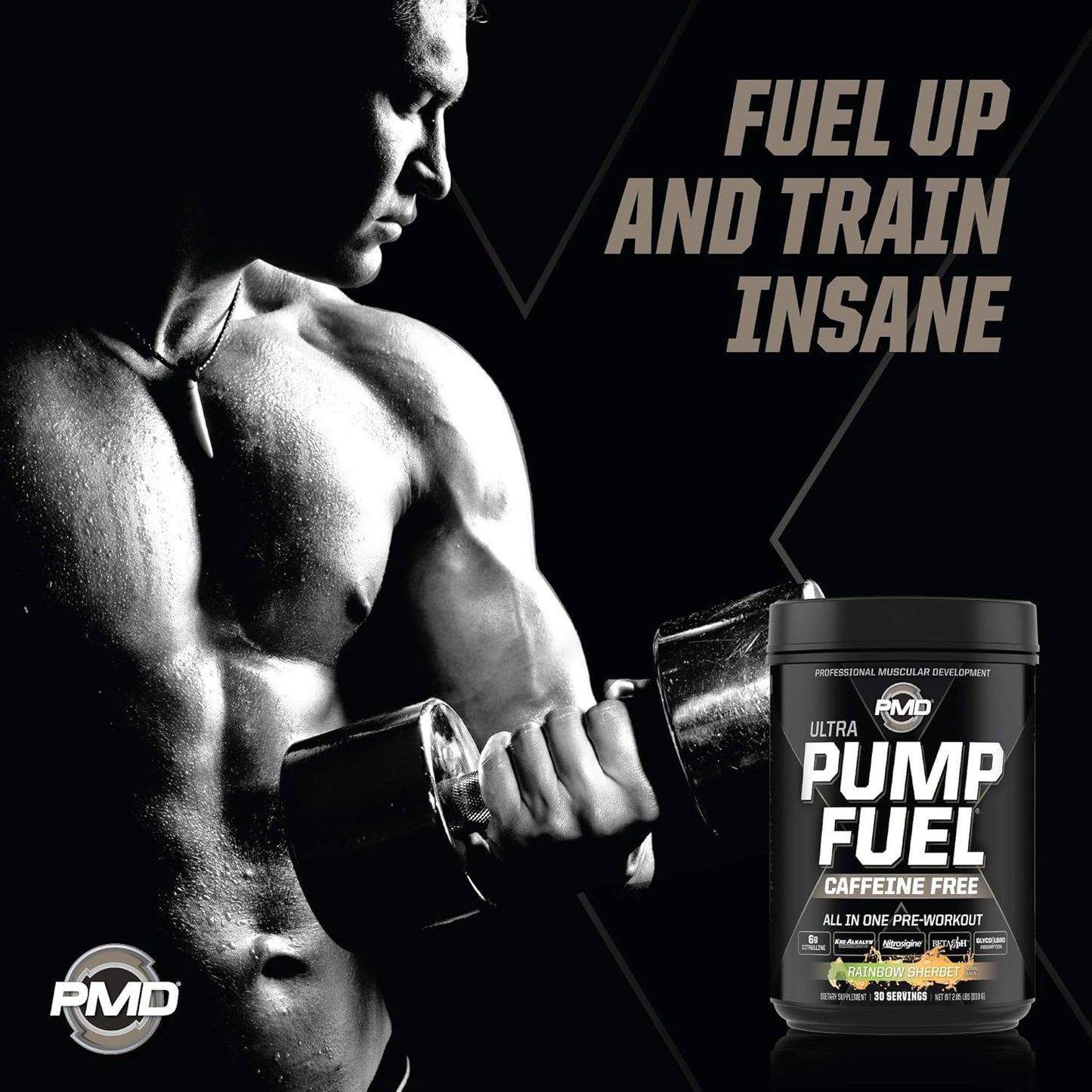 Rainbow Sherbet Pre Workout Bundle: Caffeine Free Pump Fuel & Omega Cuts Elite Healthy Weight Support - 30 Servings & 90 Softgels