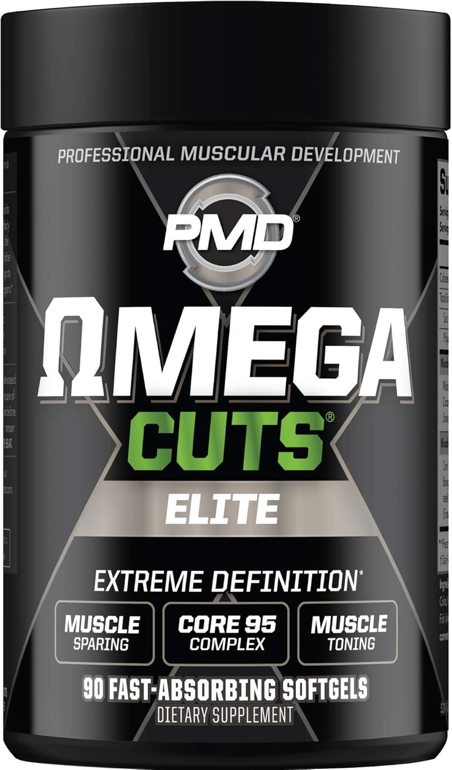 Rainbow Sherbet Pre Workout Bundle: Caffeine Free Pump Fuel & Omega Cuts Elite Healthy Weight Support - 30 Servings & 90 Softgels
