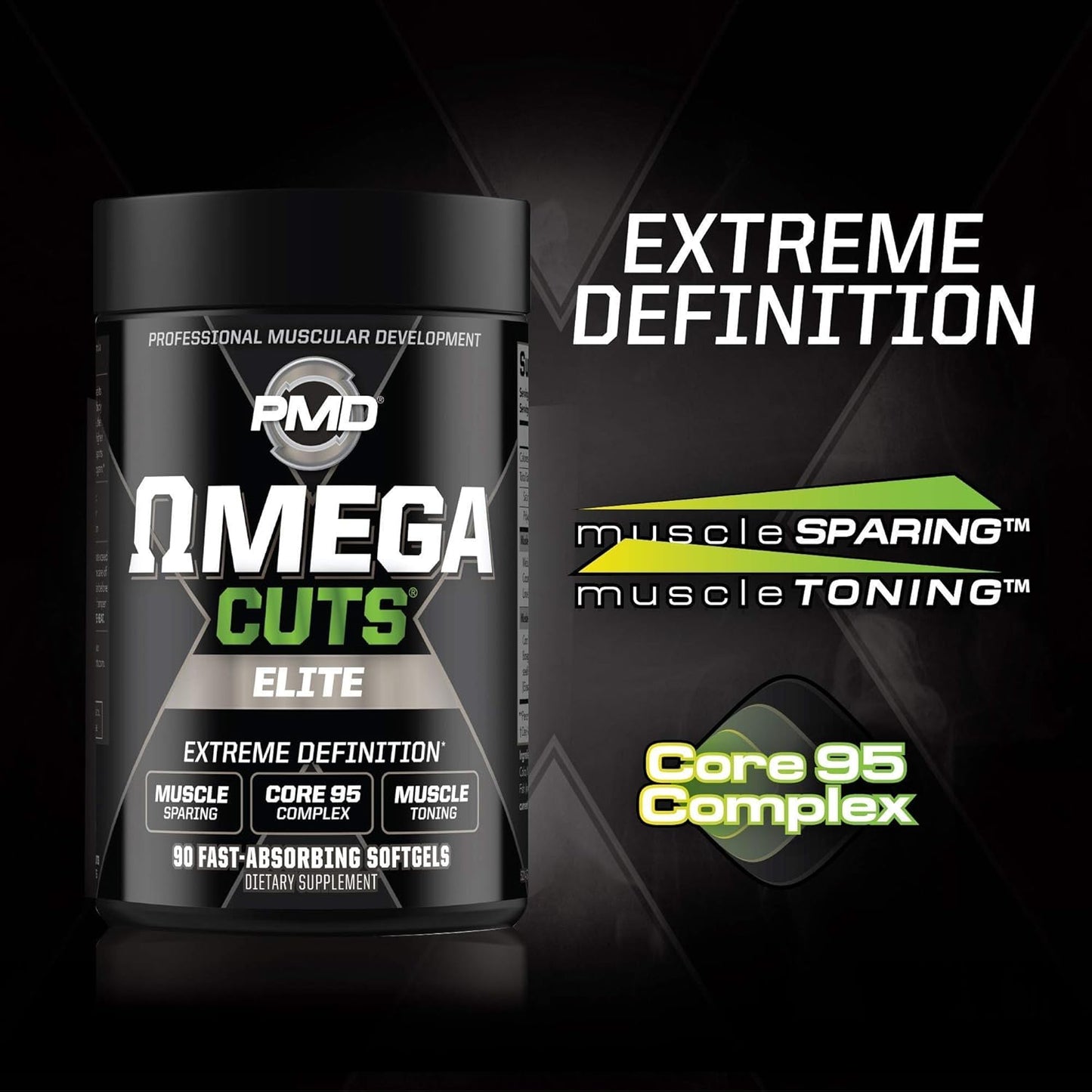 Rainbow Sherbet Pre Workout Bundle: Caffeine Free Pump Fuel & Omega Cuts Elite Healthy Weight Support - 30 Servings & 90 Softgels