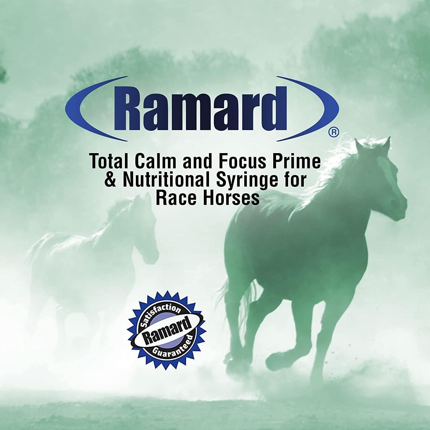 Ramard Total Calm and Focus Horse Supplement with Magnesium for Show Performance - Stress Relief and Mental Clarity Formula for Horses, 1oz Syringe