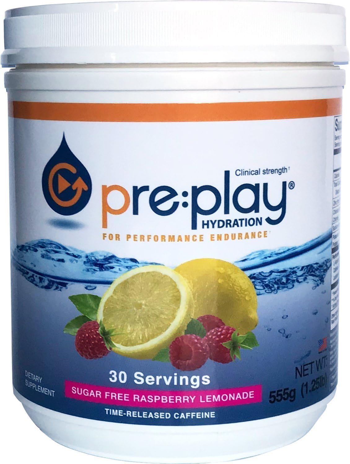 Raspberry Lemonade Hydration and Energy Drink Powder - 30 Servings