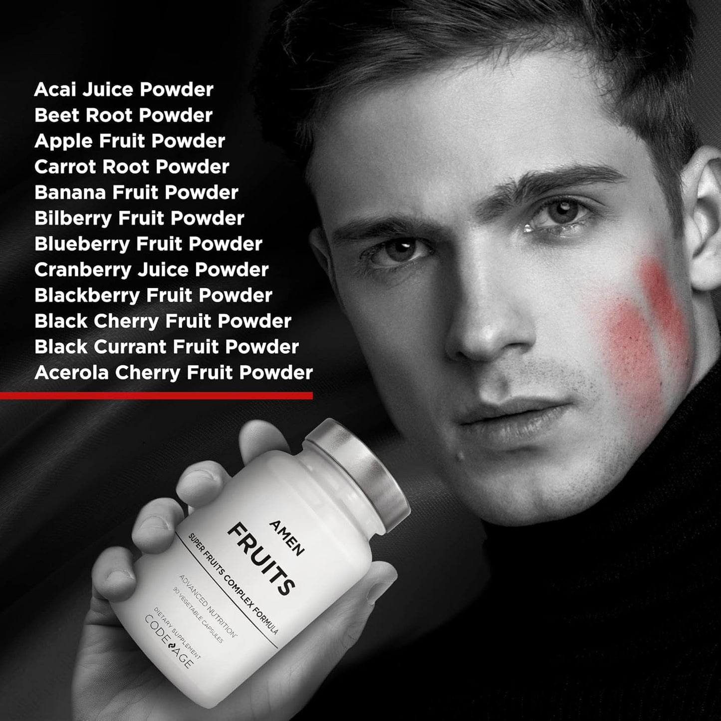 Raw Multivitamin with Over 20 Whole Fruit Extracts, Berries, Antioxidant Polyphenols, and Flavonoids - Tropical Fruits Supplement - Non-GMO - 90 Capsules