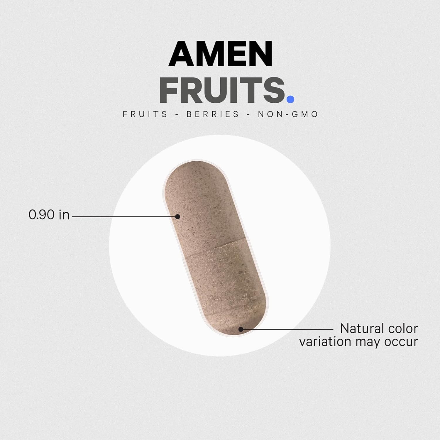 Raw Multivitamin with Over 20 Whole Fruit Extracts, Berries, Antioxidant Polyphenols, and Flavonoids - Tropical Fruits Supplement - Non-GMO - 90 Capsules