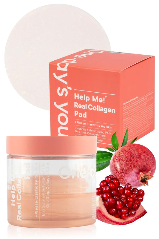 Real Collagen Pad for Skin Firming & Moisturizing - 70 Korean Pads for Daily Elasticity Care