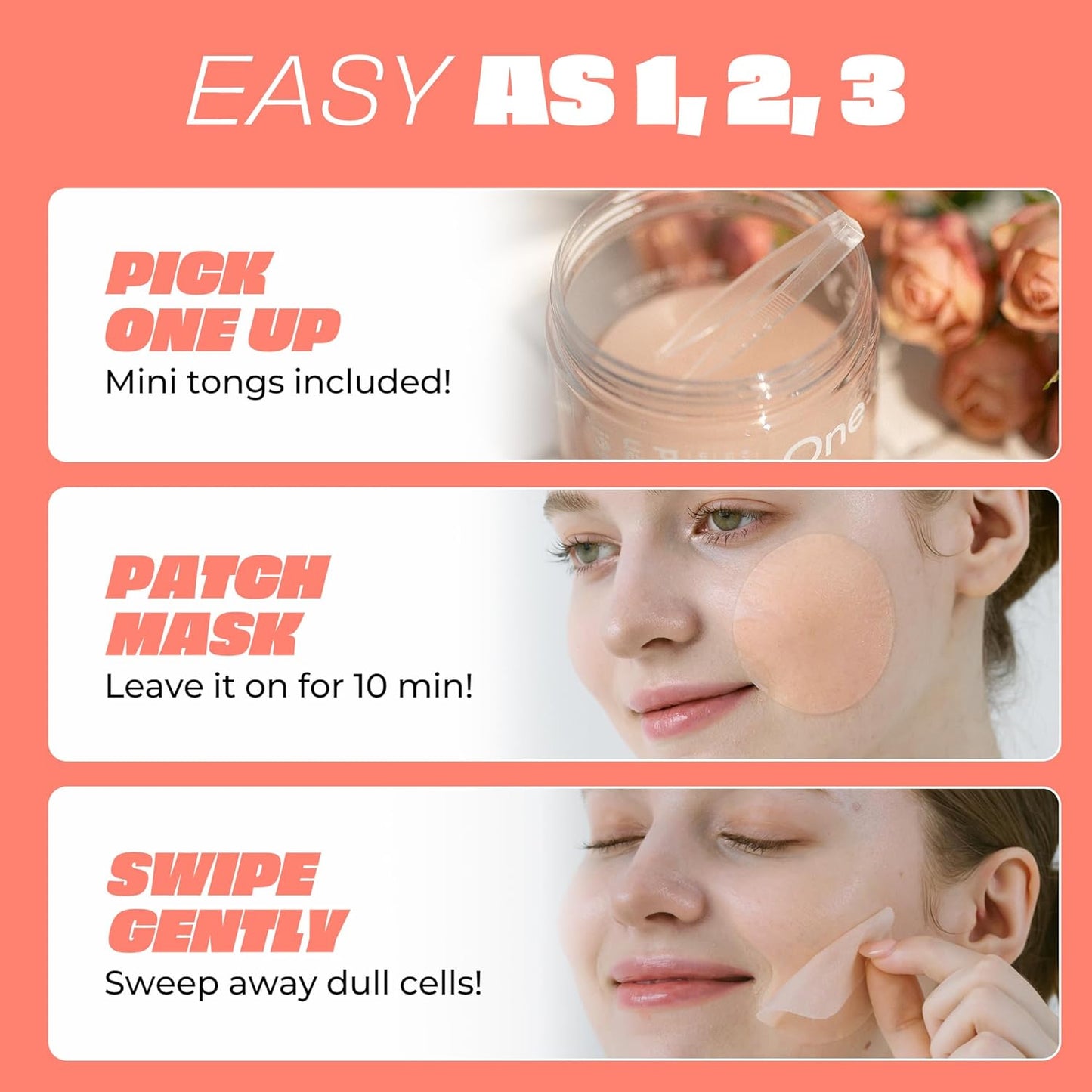 Real Collagen Pad for Skin Firming & Moisturizing - 70 Korean Pads for Daily Elasticity Care