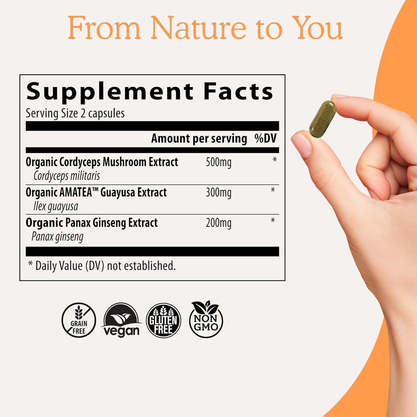 Real Mushrooms Capsules Bundle for Energy, Vitality, Cognition & Immune Strength - Includes Lions Mane and 5 Defenders - Vegan & Non-GMO - 60ct, 120ct, 90ct