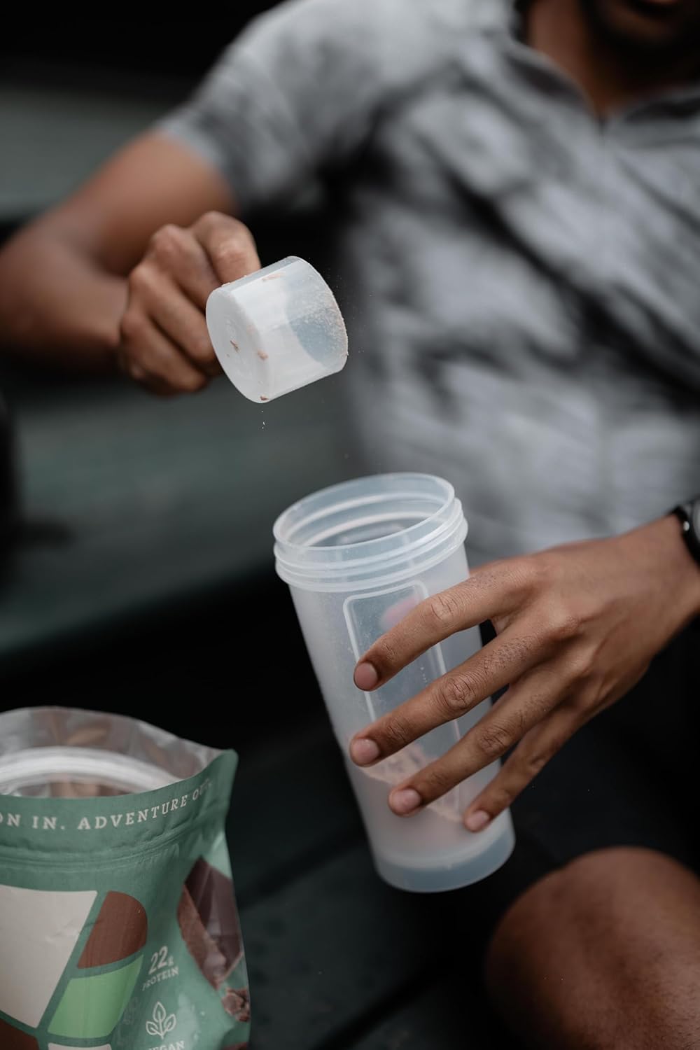 Realand Fava Bean Protein Powder - Chocolate Vegan Plant Protein Isolate for Recovery - 22g of Protein - 17 Servings