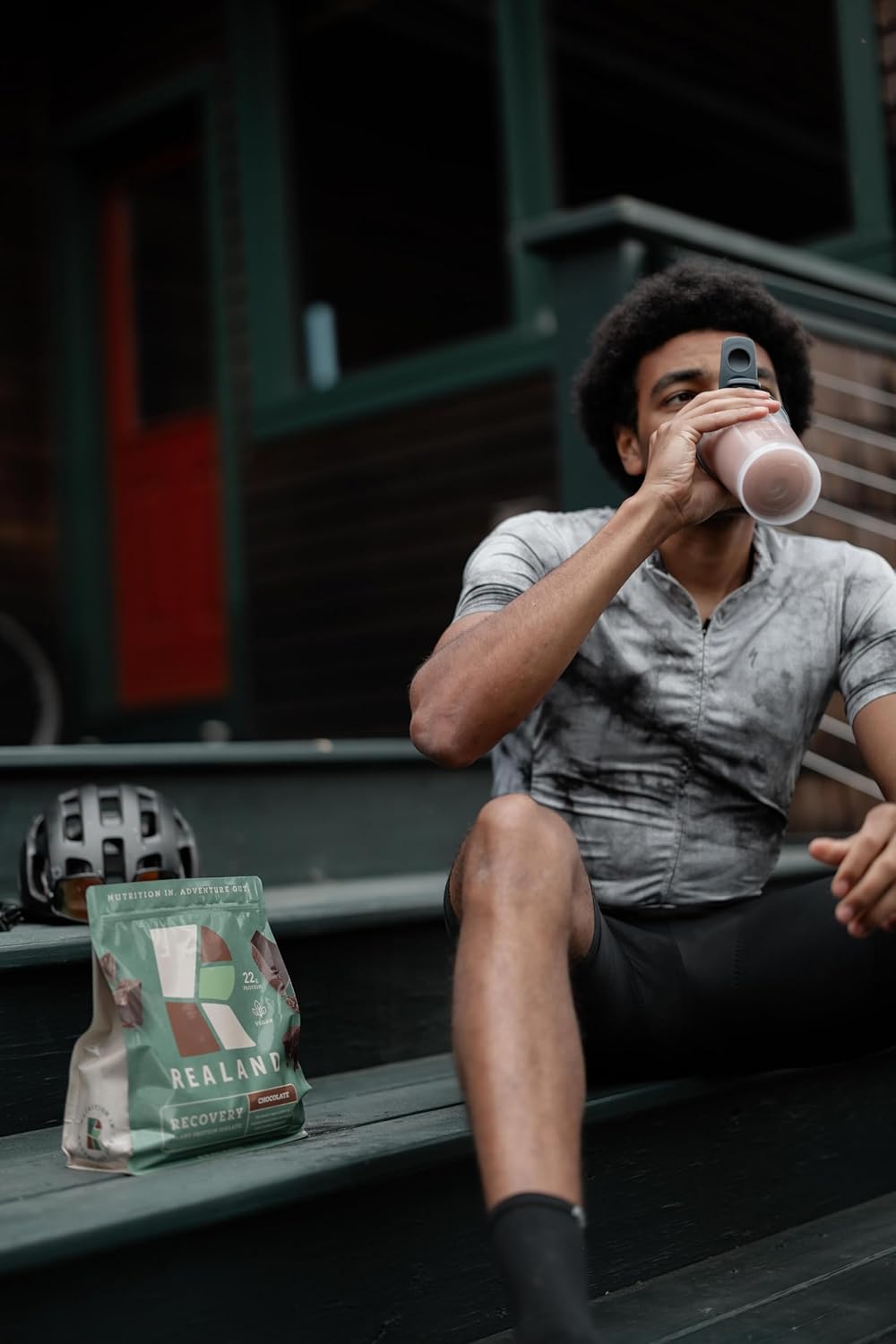 Realand Fava Bean Protein Powder - Chocolate Vegan Plant Protein Isolate for Recovery - 22g of Protein - 17 Servings