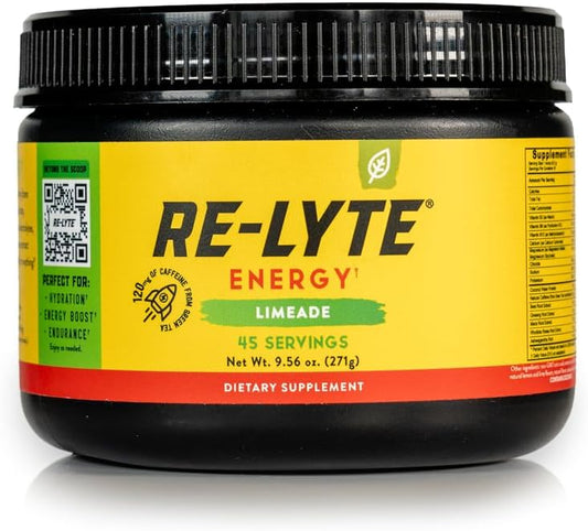 REDMOND Limeade Re-Lyte Energy Electrolyte Mix - 8.9oz Jar