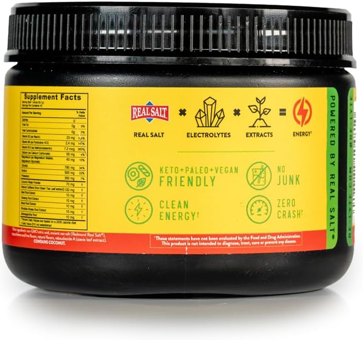REDMOND Limeade Re-Lyte Energy Electrolyte Mix - 8.9oz Jar