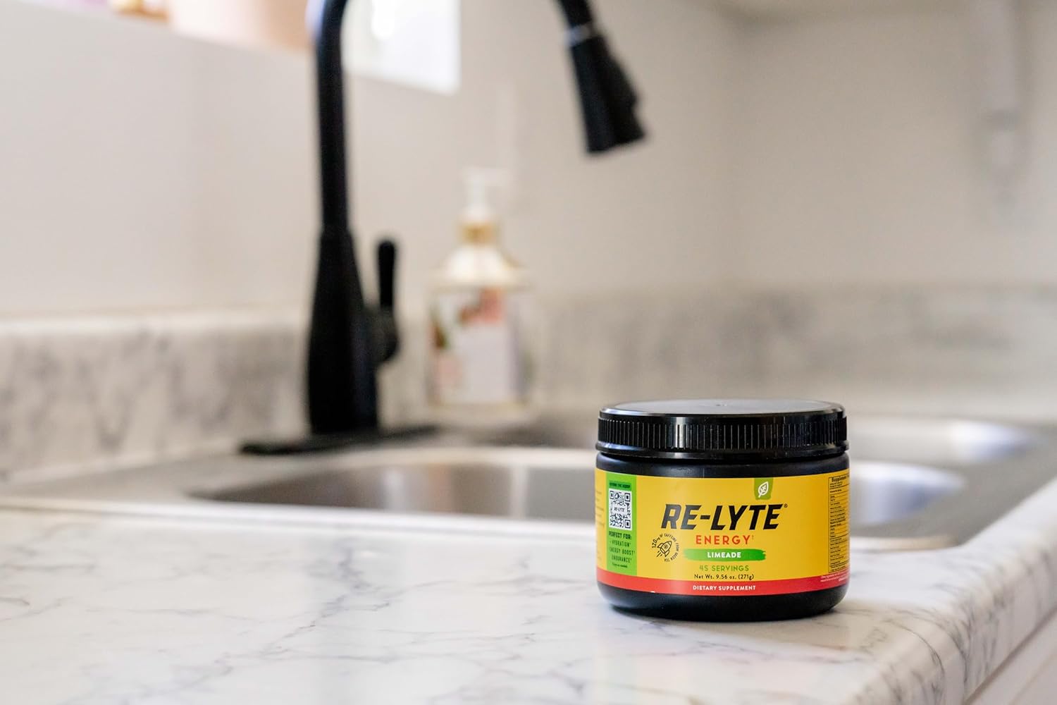 REDMOND Limeade Re-Lyte Energy Electrolyte Mix - 8.9oz Jar