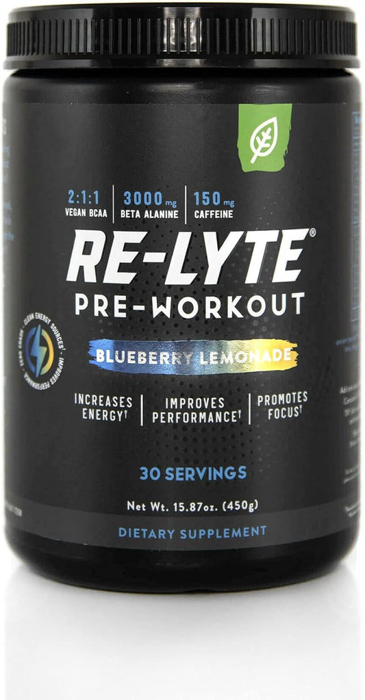 REDMOND Re-Lyte Blueberry Lemonade Pre-Workout Drink Mix - 15.87oz