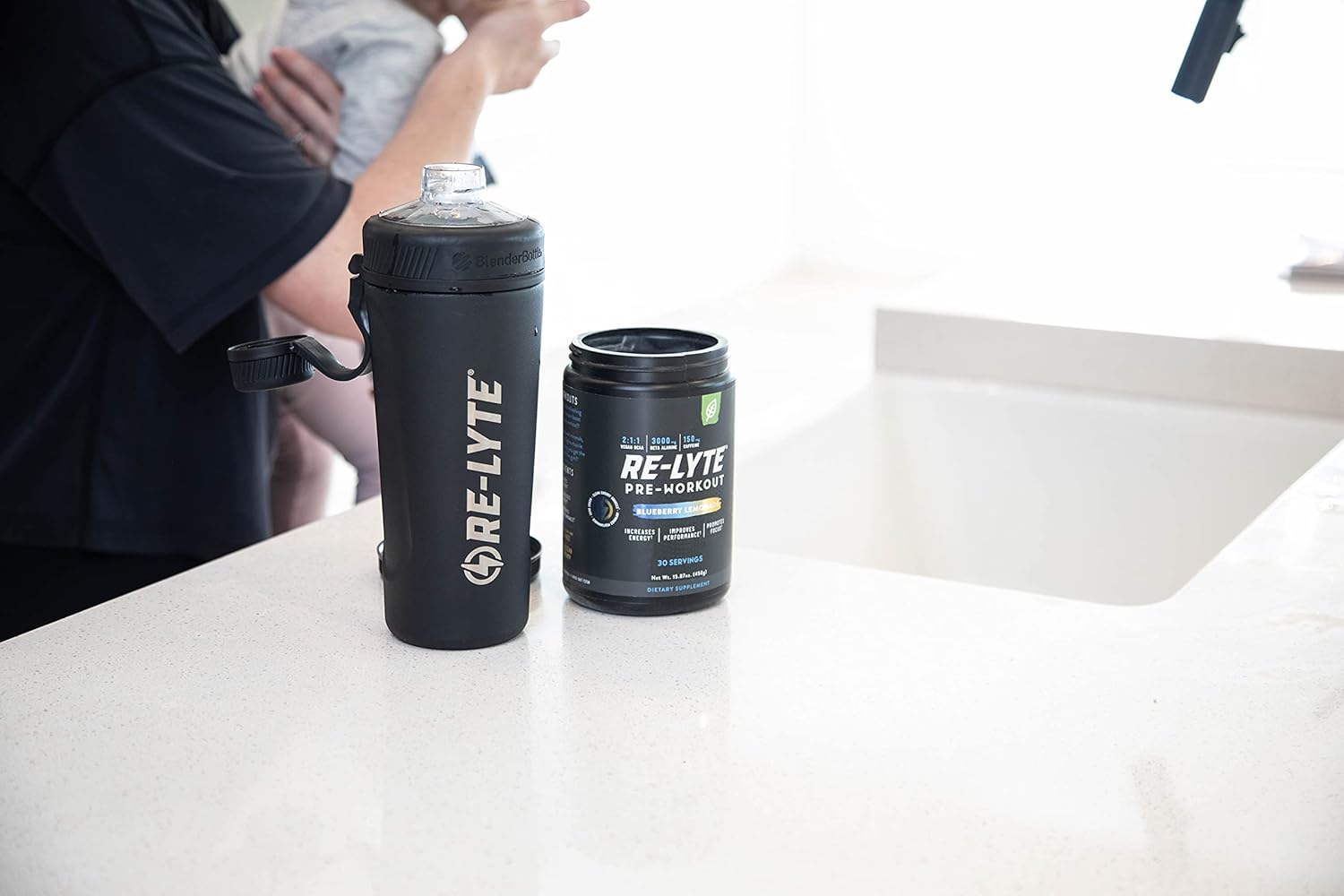 REDMOND Re-Lyte Blueberry Lemonade Pre-Workout Drink Mix - 15.87oz