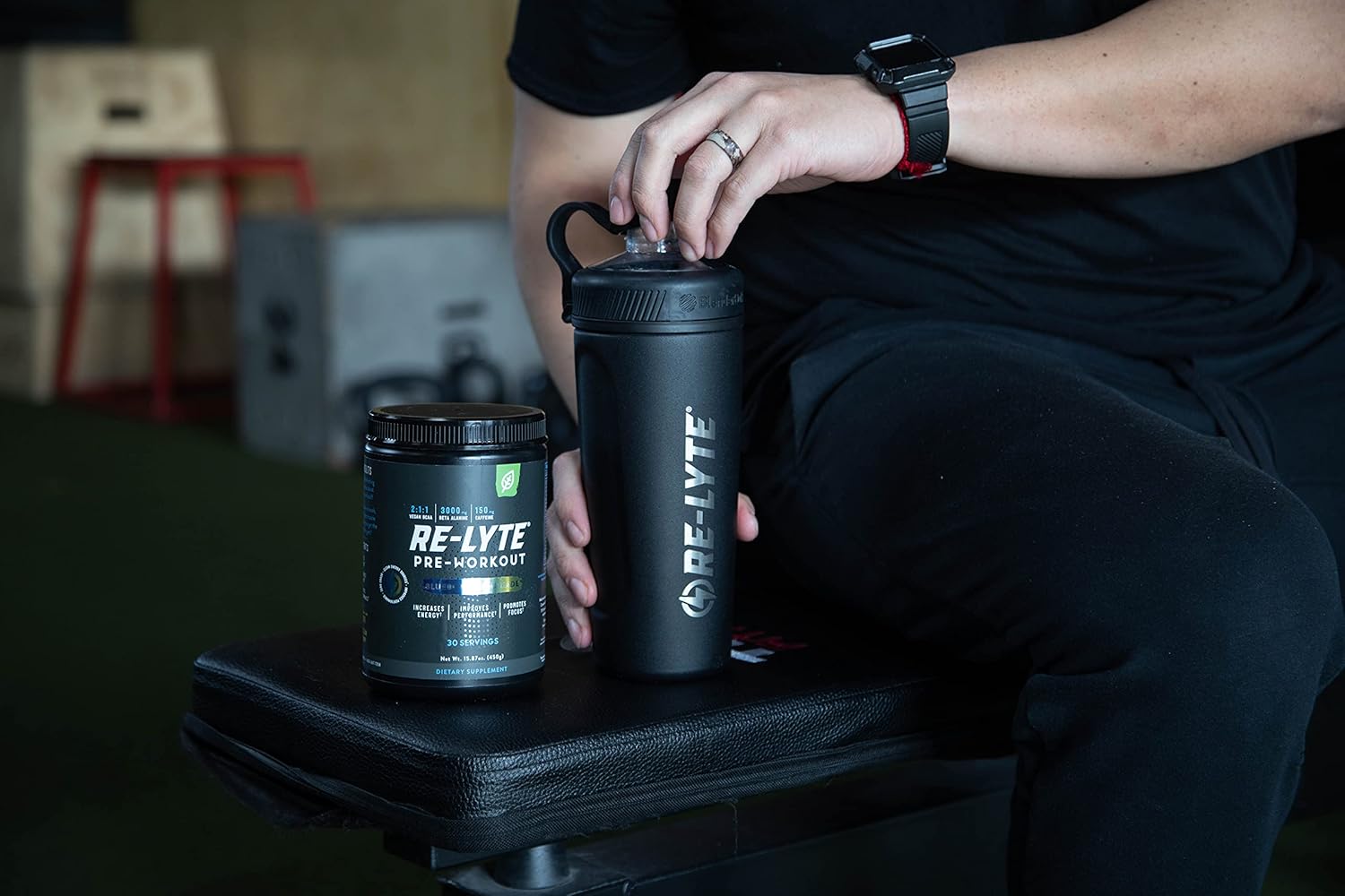 REDMOND Re-Lyte Blueberry Lemonade Pre-Workout Drink Mix - 15.87oz