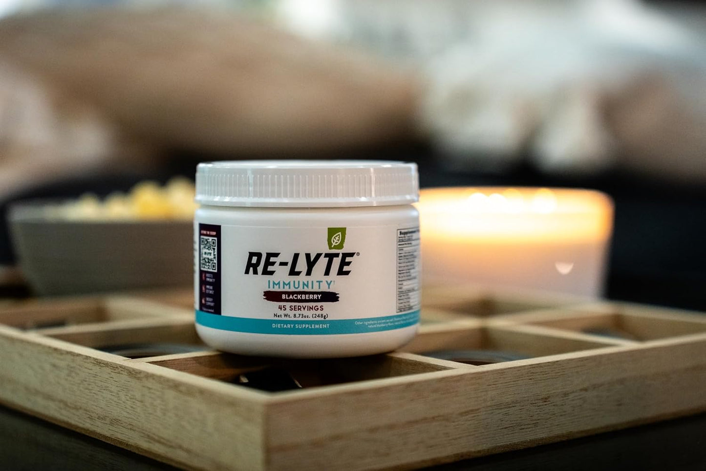 REDMOND Re-Lyte Immunity Multivitamin Mix - BlackBerry Flavor for Enhanced Wellness