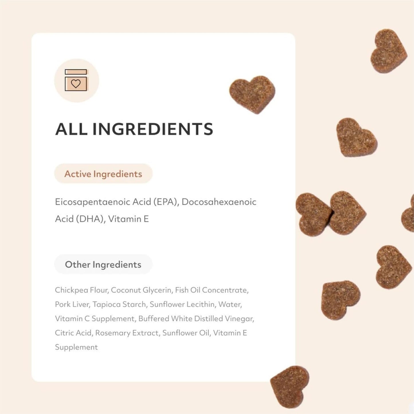 Reggie Evening Skin and Coat Supplements - Ideal for Dogs of All Ages, Breeds, and Sizes - Relieves Itchy/Dry/Flaky Skin & Shedding - 60 Soft Chews - Made in USA