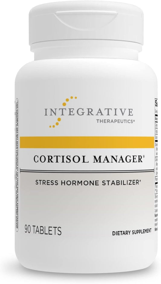 Relax & Calm Supplement with Ashwagandha and L-Theanine - Integrative Therapeutics Cortisol Manager - 90 Tablets