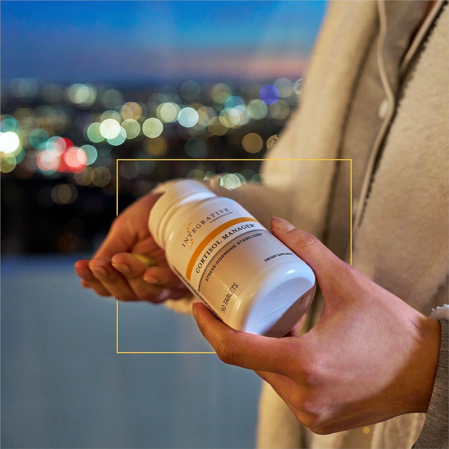 Relax & Calm Supplement with Ashwagandha and L-Theanine - Integrative Therapeutics Cortisol Manager - 90 Tablets