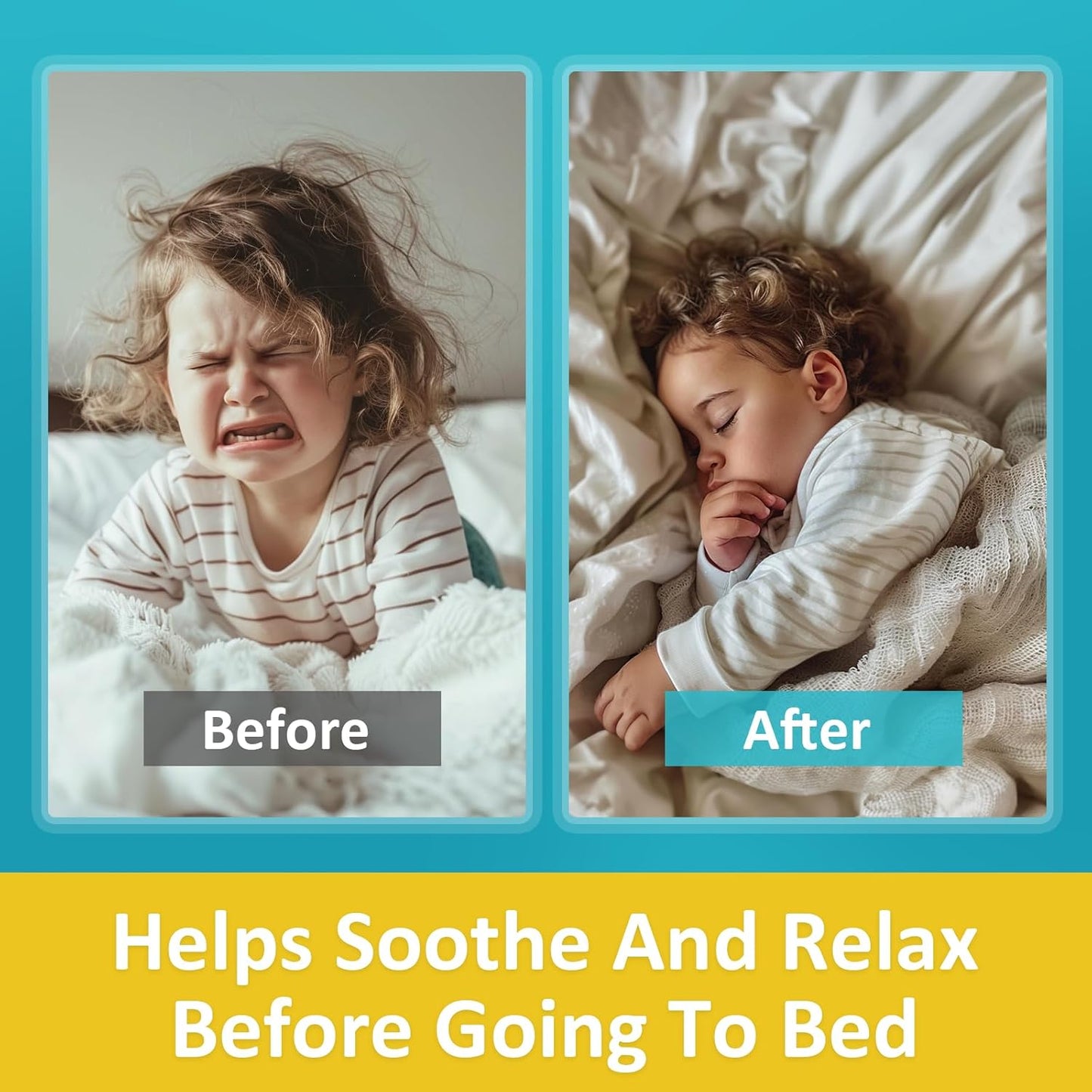 Relaxation Formula Kids Magnesium Lotion with Roll-on Applicator for Sweet Sleep at Bedtime