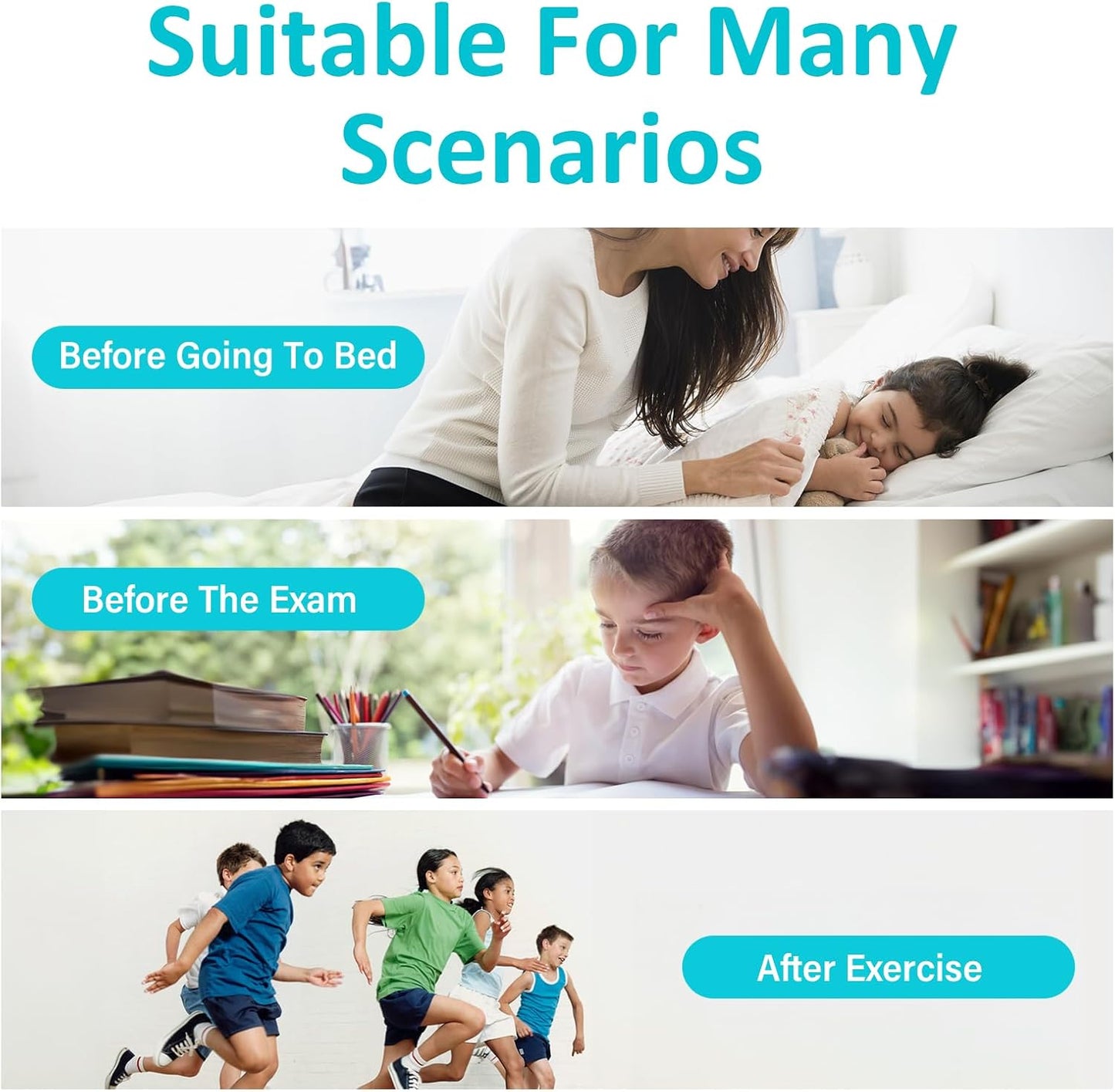 Relaxation Formula Kids Magnesium Lotion with Roll-on Applicator for Sweet Sleep at Bedtime