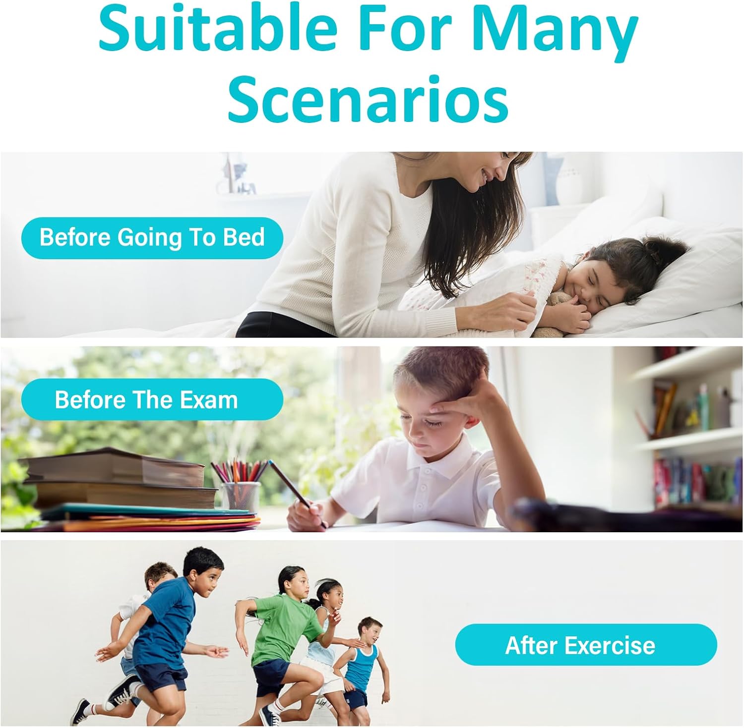 Relaxation Formula Kids Magnesium Lotion with Roll-on Applicator for Sweet Sleep at Bedtime